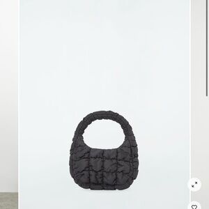 COS Black Quilted Mini Bag